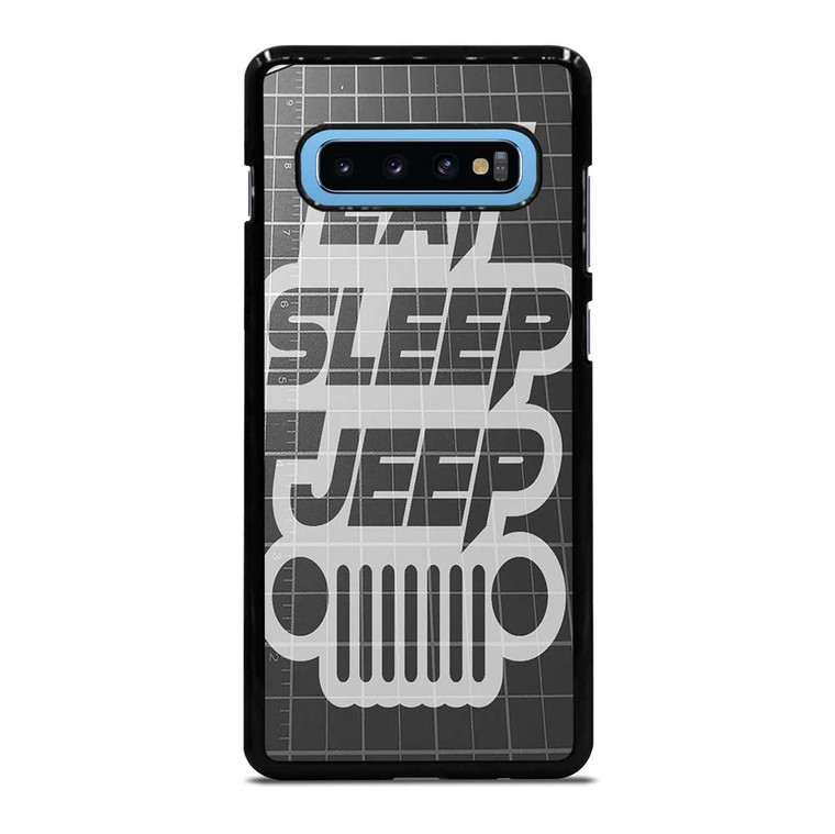 EAT SLEEP JEEP LOGO Samsung Galaxy S10 Plus Case Cover