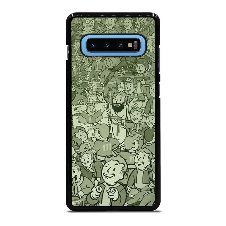 FALLOUT VAULT BOY ALL CHARACTER  Samsung Galaxy S10 Plus Case Cover