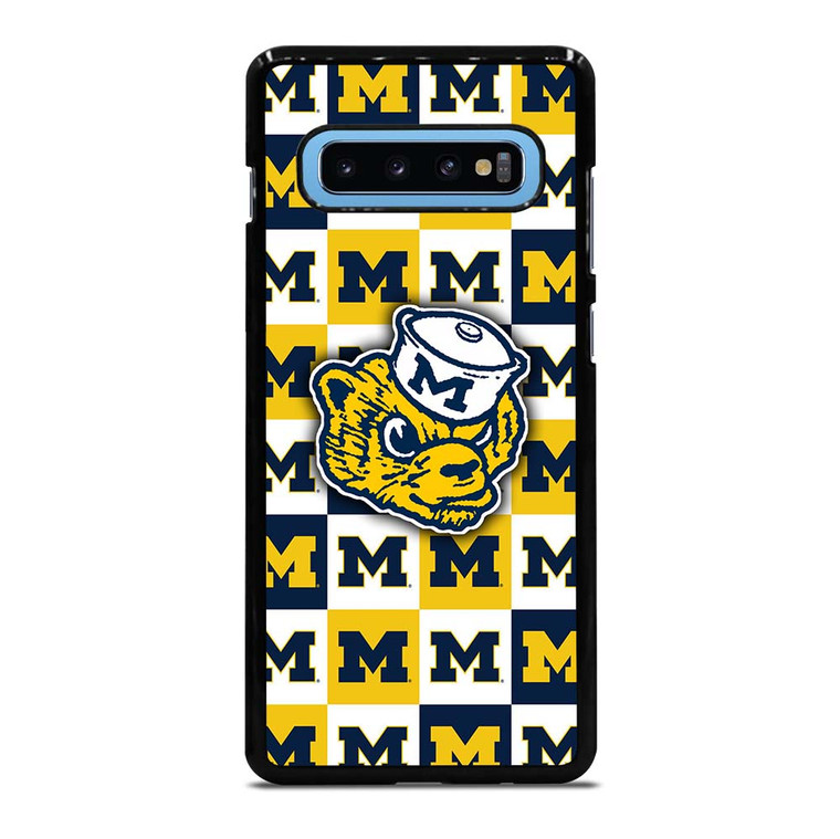 FOOTBALL MASCOT MICHIGAN WOLVERINES Samsung Galaxy S10 Plus Case Cover