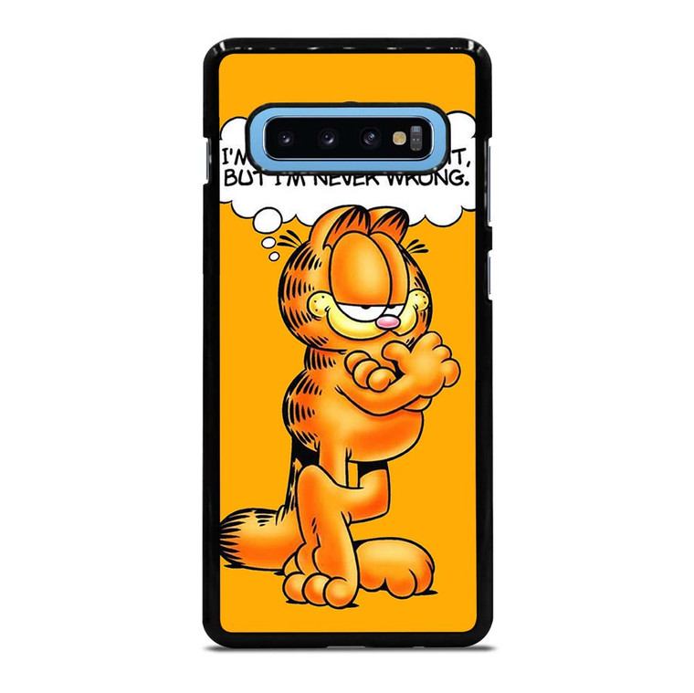 GARFIELD LAZY CAT QUOTE Samsung Galaxy S10 Plus Case Cover
