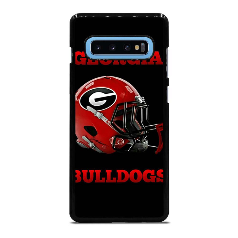 GEORGIA BULLDOGS FOOTBALL HELMET Samsung Galaxy S10 Plus Case Cover