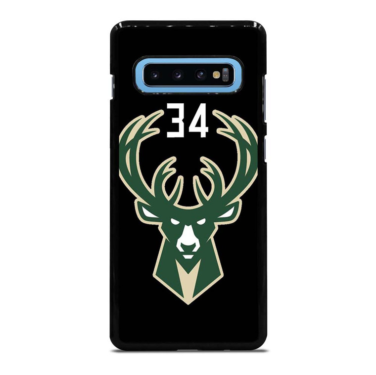 GIANNIS ANTETOKOUNMPO MILWAUKEE BUCKS LOGO Samsung Galaxy S10 Plus Case Cover