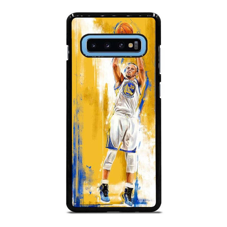 GOLDEN STATE STEPHEN CURRY YELLOW BASKET Samsung Galaxy S10 Plus Case Cover