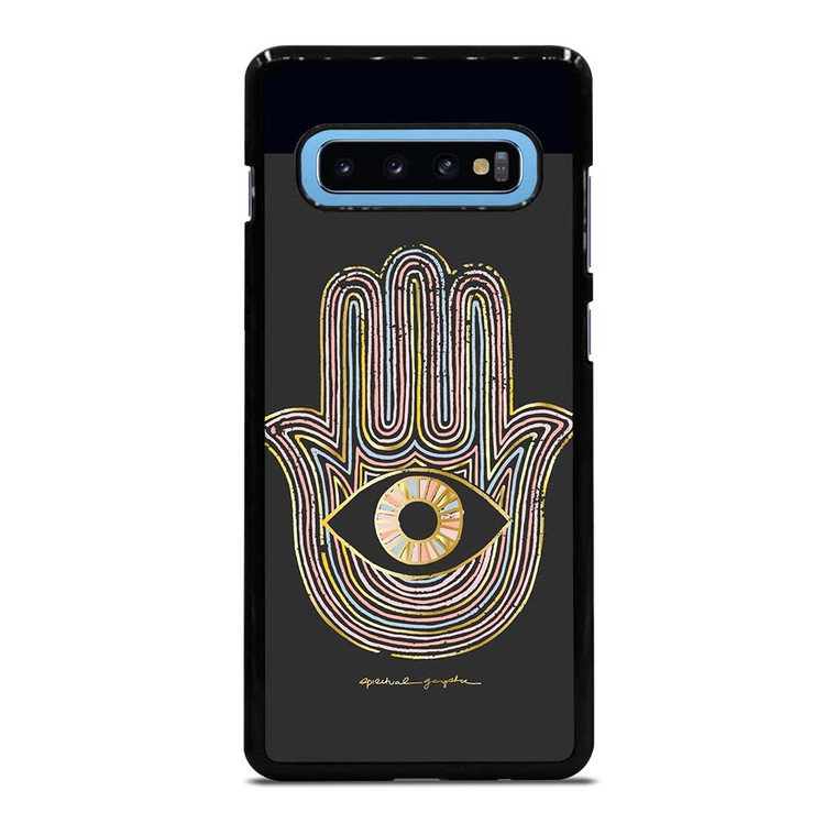 HAMSA EVIL EYE HAND OF FATIMA LOGO Samsung Galaxy S10 Plus Case Cover