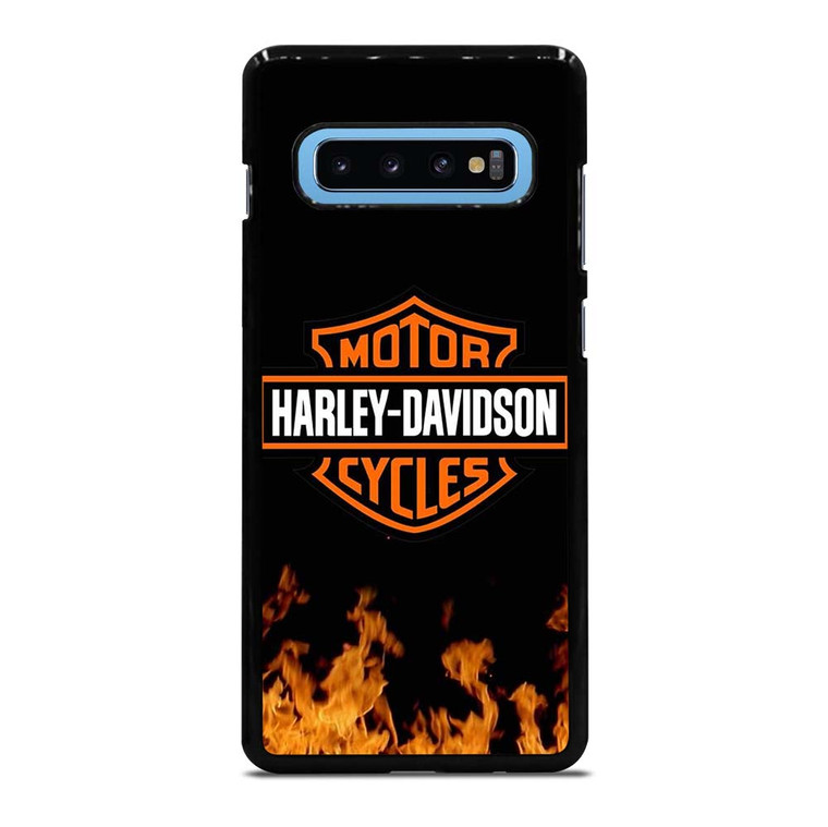 HARLEY DAVIDSON FIRE LOGO Samsung Galaxy S10 Plus Case Cover
