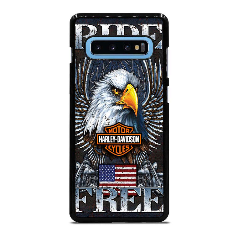 HARLEY DAVIDSON FREE RIDE EAGLE Samsung Galaxy S10 Plus Case Cover