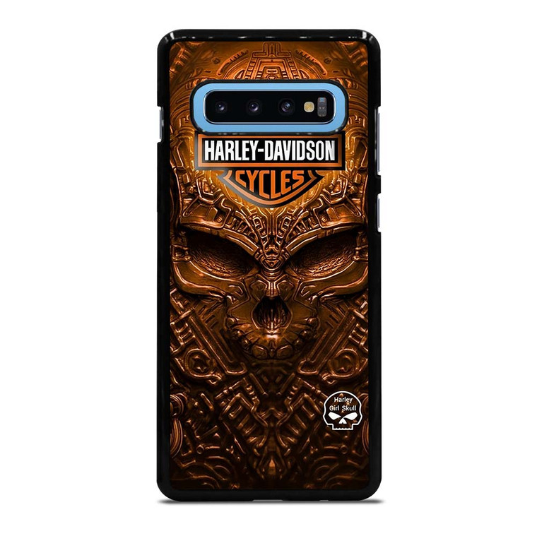 HARLEY DAVIDSON SKULL METAL MOTOR Samsung Galaxy S10 Plus Case Cover