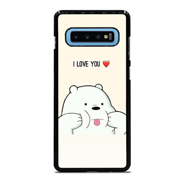ICE BEAR WE BARE BEARS CUTE Samsung Galaxy S10 Plus Case Cover