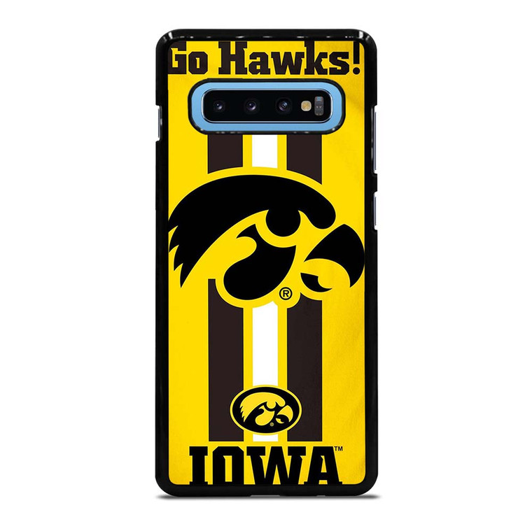 IOWA HAWKEYES FLAG Samsung Galaxy S10 Plus Case Cover