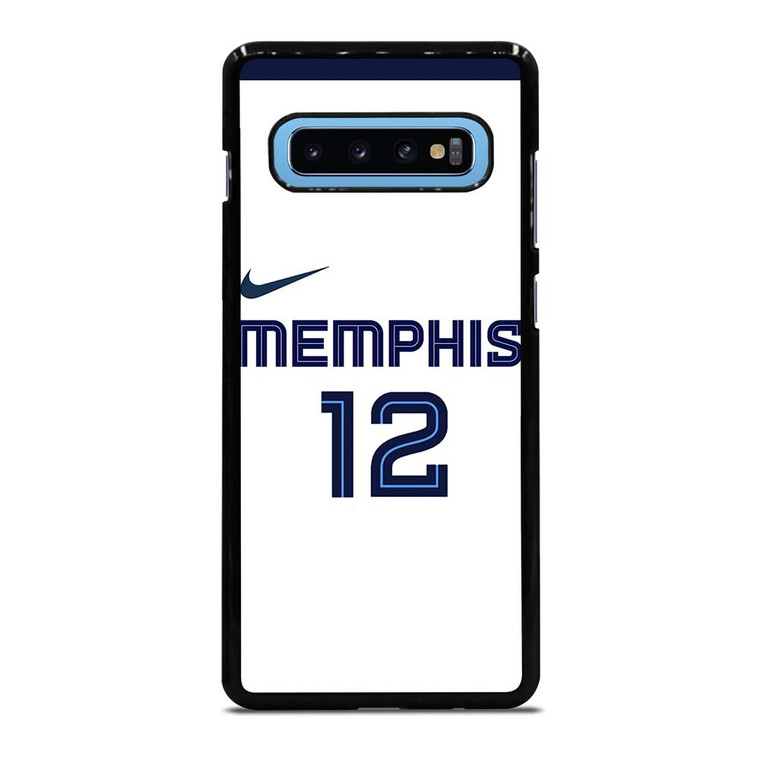 JA MORANT MEMPHIS GRIZZLIES WHITE Samsung Galaxy S10 Plus Case Cover