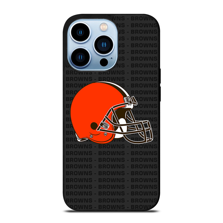 CLEVELAND BROWNS FOOTBALL TEXT iPhone 13 Pro Max Case Cover