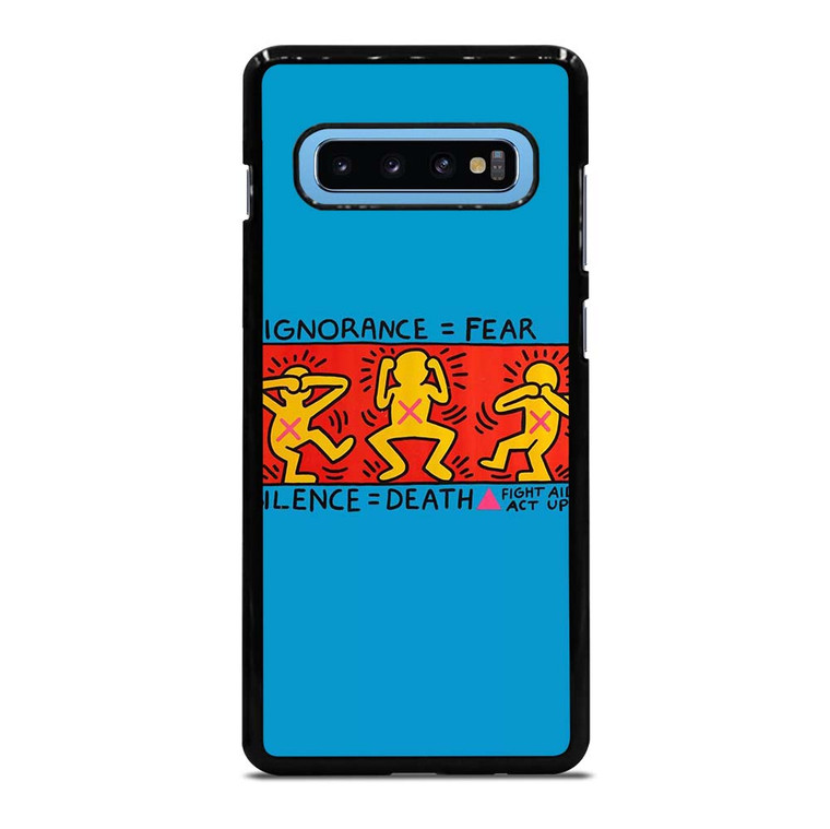 KEITH HARING SILENCE DEATH Samsung Galaxy S10 Plus Case Cover