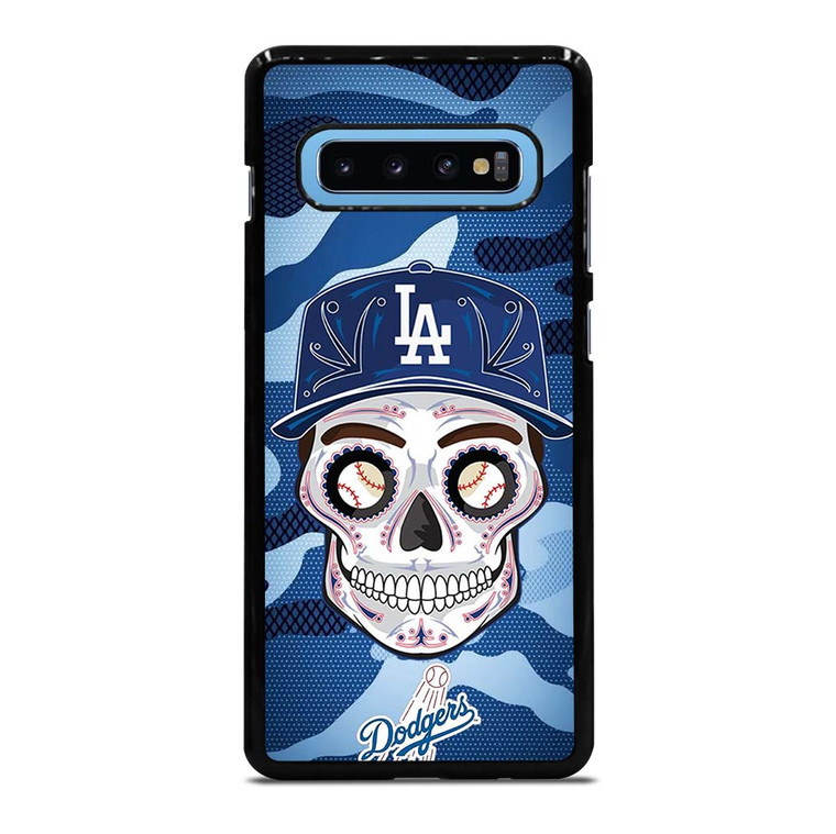 LA DODGERS SKULL CAMO Samsung Galaxy S10 Plus Case Cover