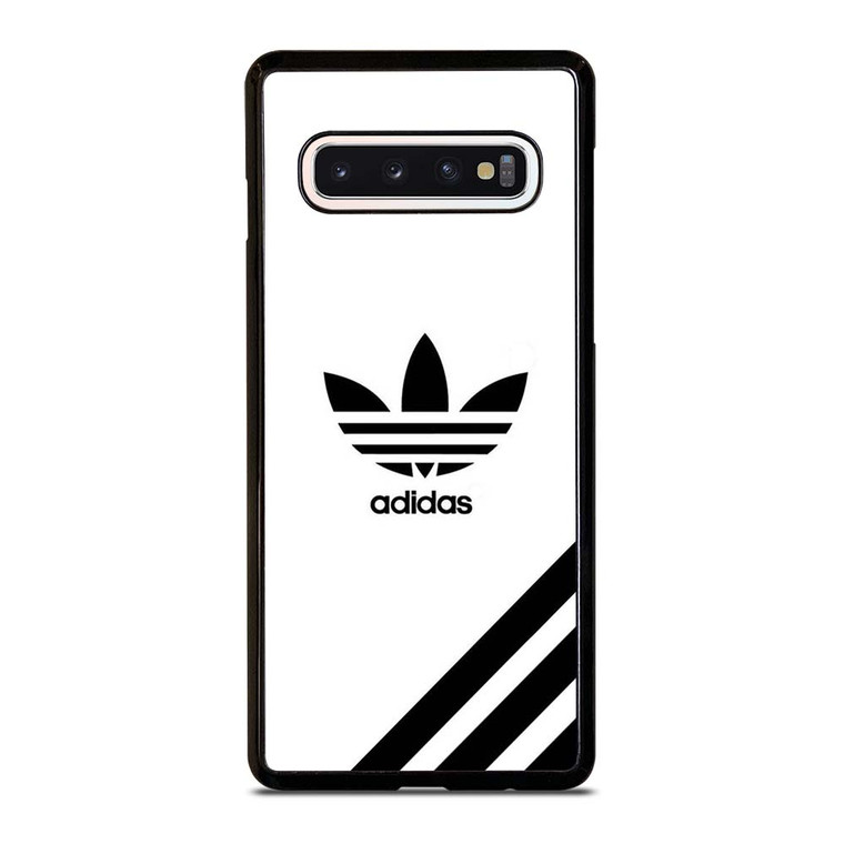 ADIDAS STRIPE BLACK Samsung Galaxy S10 Case Cover ADIDAS STRIPE BLACK Samsung Galaxy S10 Case Cover