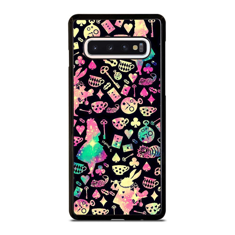 ALICE IN WONDERLAND COLLAGE Samsung Galaxy S10 Case Cover