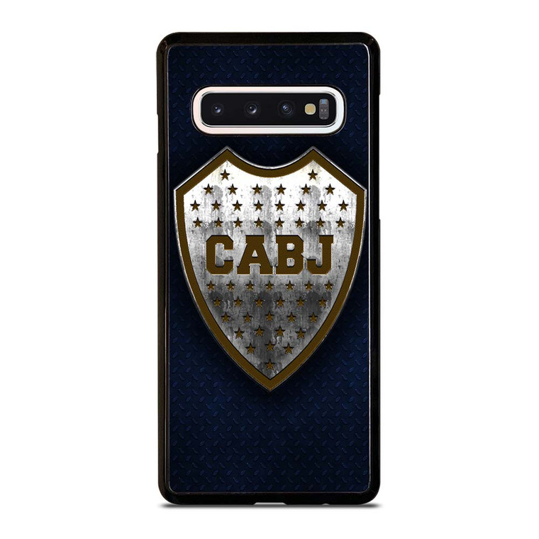 BOCA JUNIORS FC METAL LOGO Samsung Galaxy S10 Case Cover