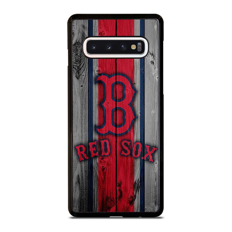 BOSTON RED SOX WOODEN LOGO Samsung Galaxy S10 Case Cover