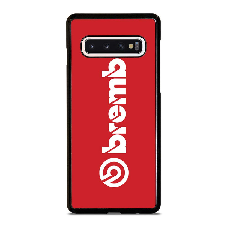 BREMBO DISC BRAKE RED LOGO Samsung Galaxy S10 Case Cover