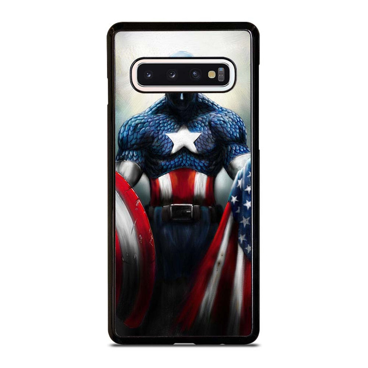 CAPTAIN AMERICA MARVEL ART Samsung Galaxy S10 Case Cover