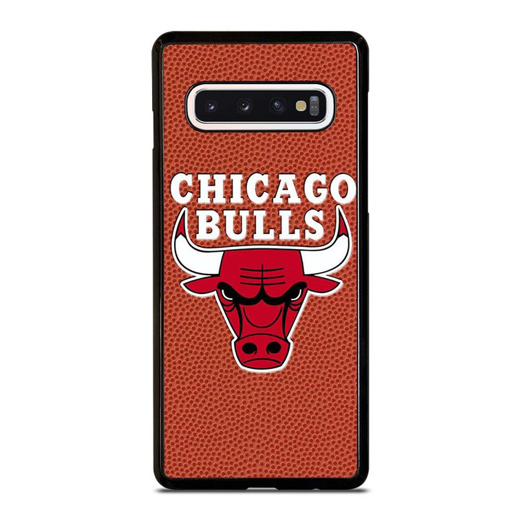 CHICAGO BULLS BASKETBALL EMBOSS Samsung Galaxy S10 Case Cover