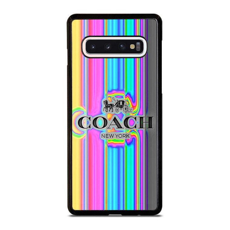COACH NEW YORK ART Samsung Galaxy S10 Case Cover