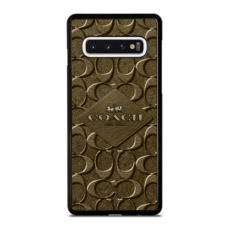 COACH NEW YORK LOGO 2 Samsung Galaxy S10 Case Cover