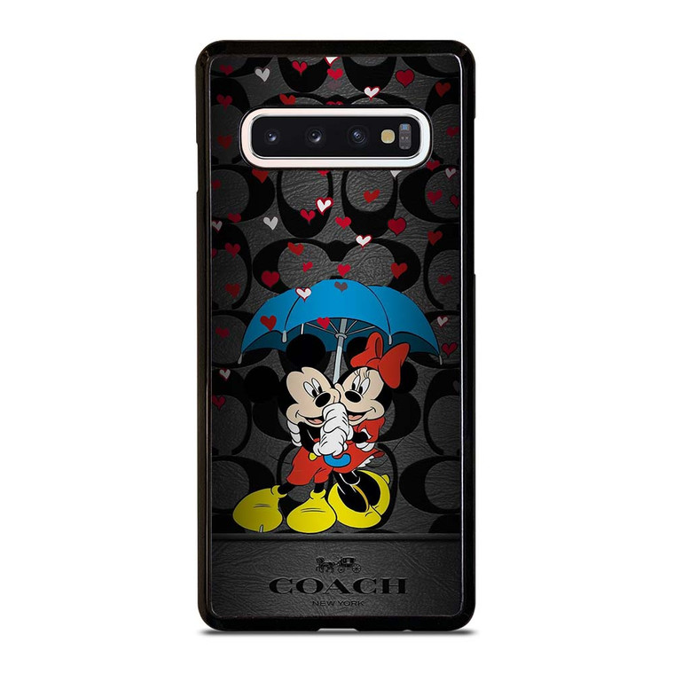 COACH NEW YORK MICKEY MINNIE MOUSE UMBRELLA Samsung Galaxy S10 Case Cover