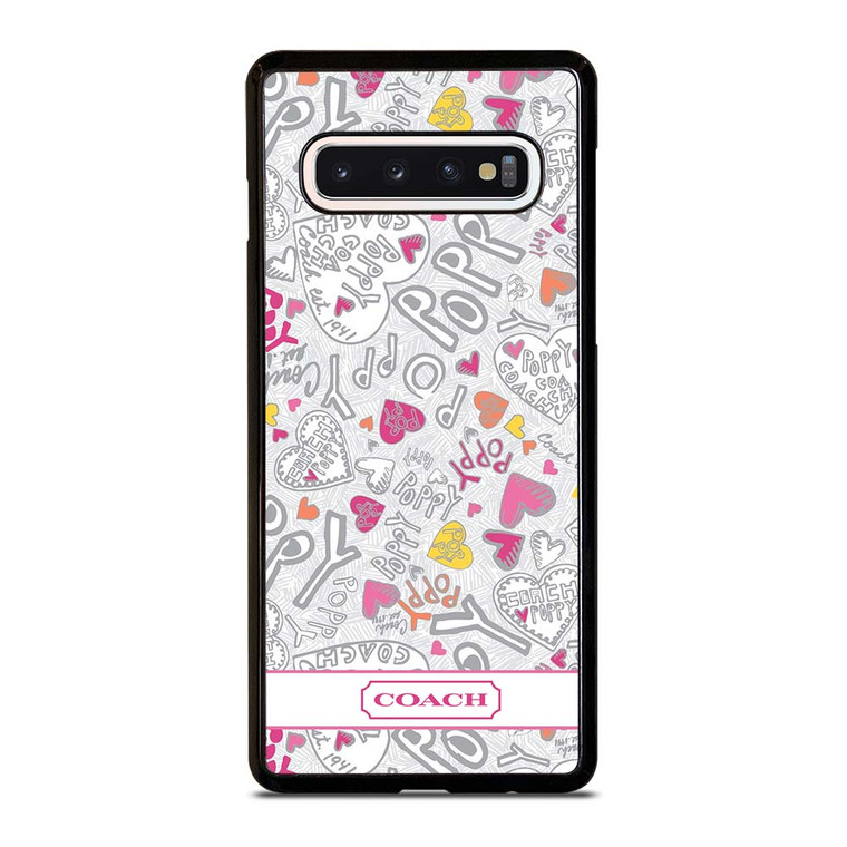 COACH POPPY COLOR Samsung Galaxy S10 Case Cover