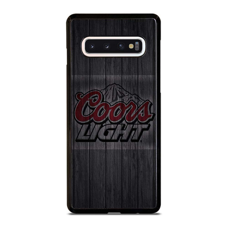 COORS LIGHT WOODEN LOGO Samsung Galaxy S10 Case Cover