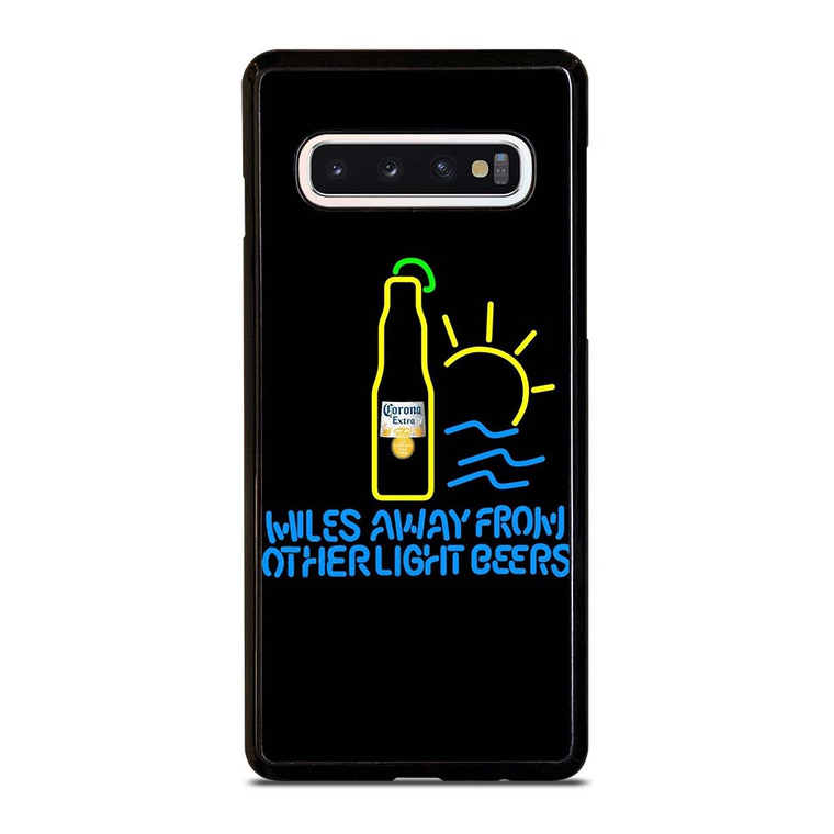 CORONA LIGHT BEER MILES AWAY Samsung Galaxy S10 Case Cover