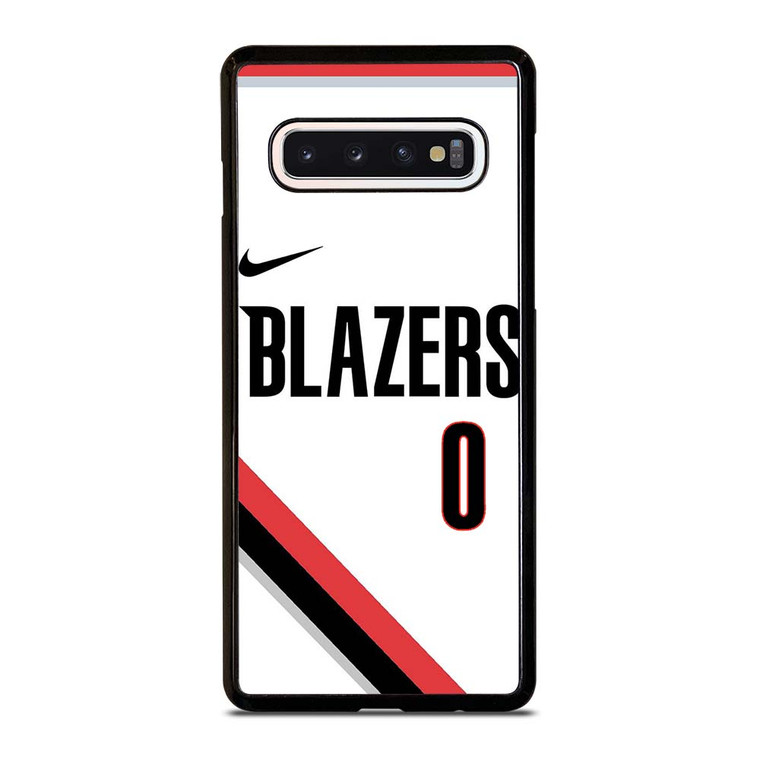 DAMIAN LILLARD PORTLAND TRAIL BLAZERS WHITE Samsung Galaxy S10 Case Cover