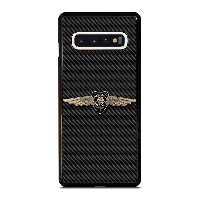 DODGE CAR BROTHERS BAGDE CARBON Samsung Galaxy S10 Case Cover