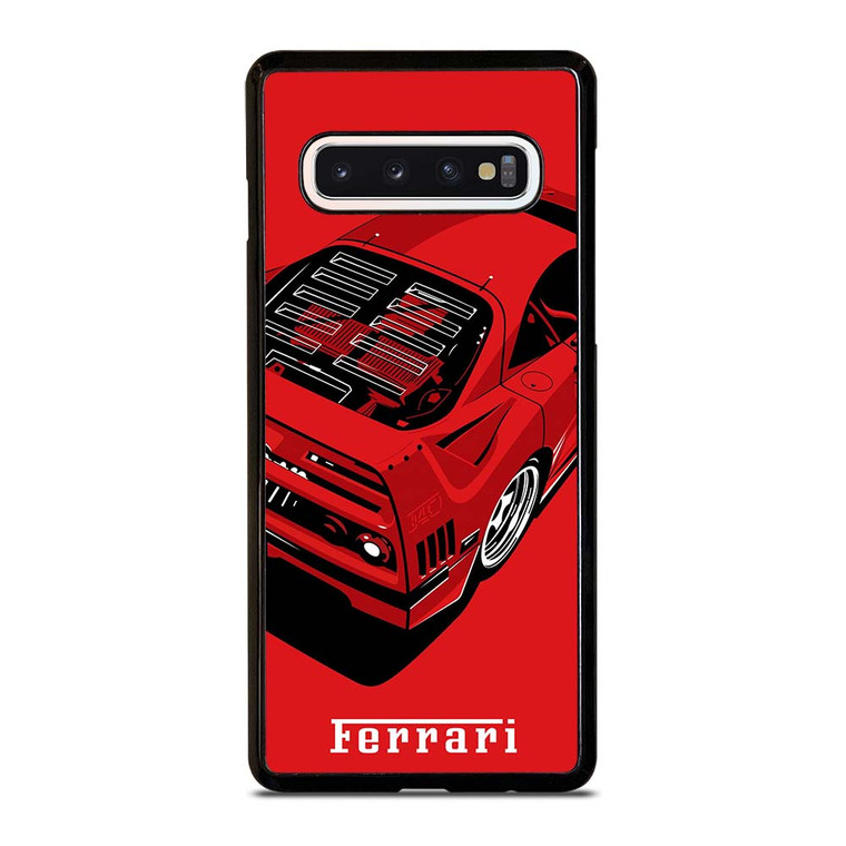 FERRARI F40 ILLUSTRATION Samsung Galaxy S10 Case Cover