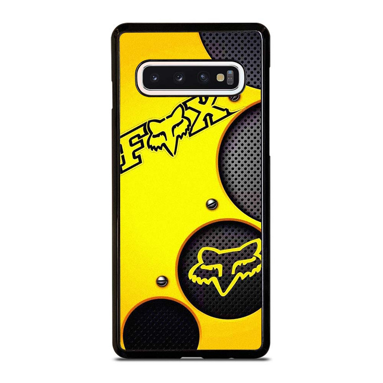 FOX RACING YELLOW METAL Samsung Galaxy S10 Case Cover