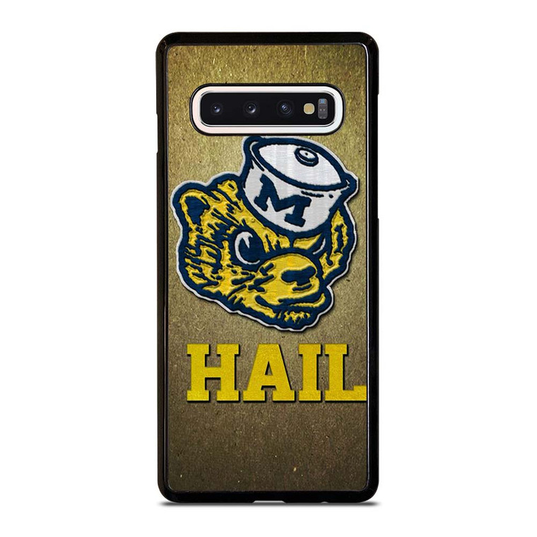 HAIL MICHIGAN WOLVERINES ICON Samsung Galaxy S10 Case Cover