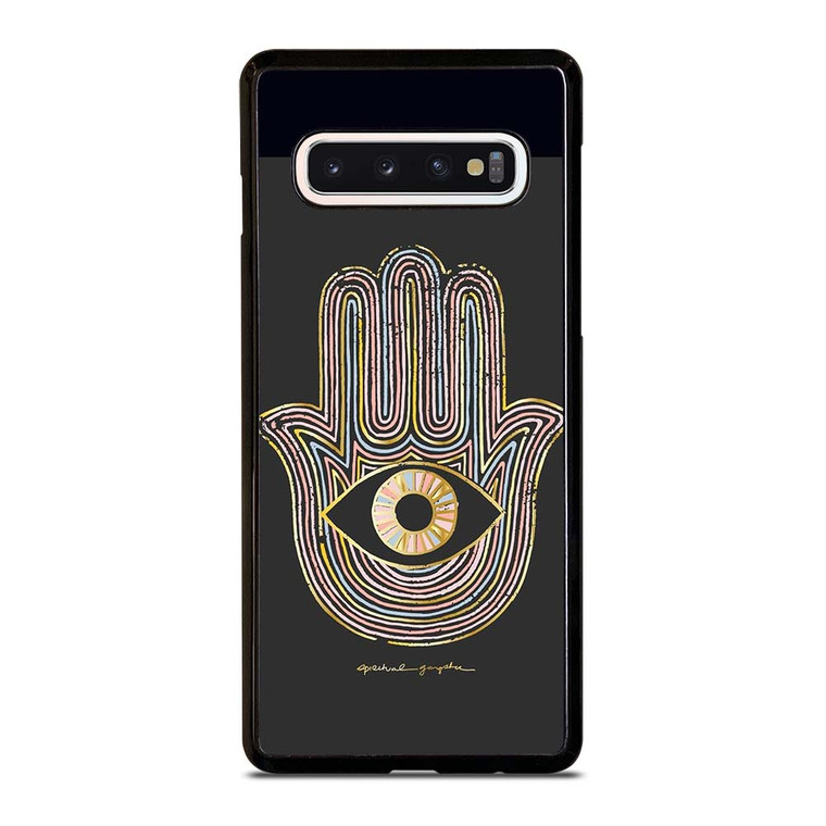 HAMSA EVIL EYE HAND OF FATIMA LOGO Samsung Galaxy S10 Case Cover