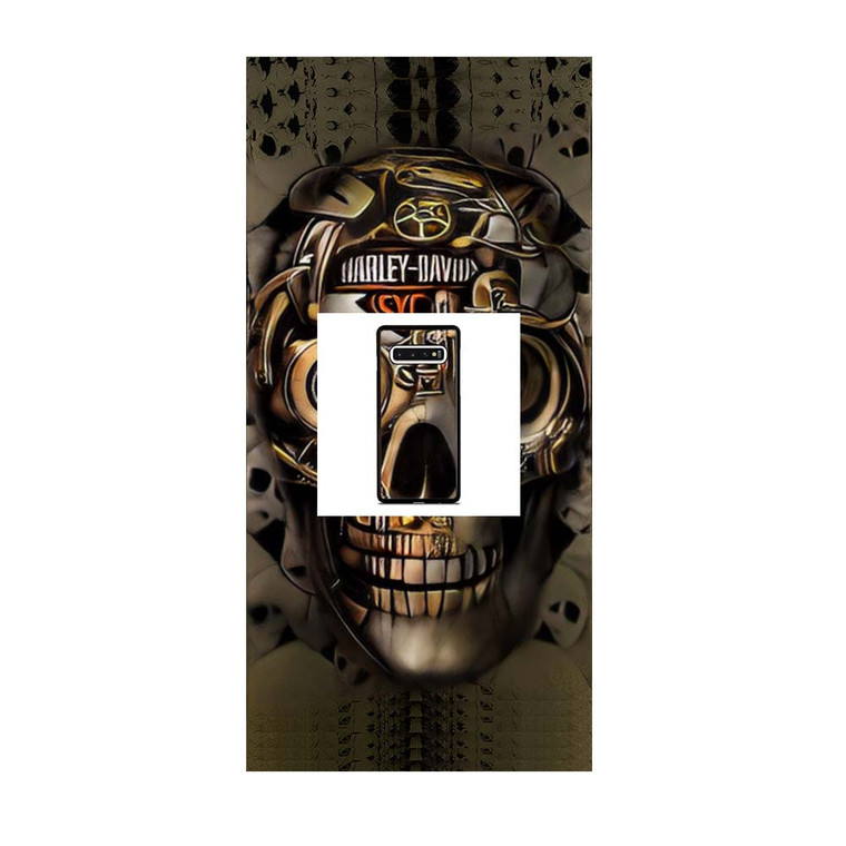 HARLEY DAVIDSON SKULL ROBOT Samsung Galaxy S10 Case Cover