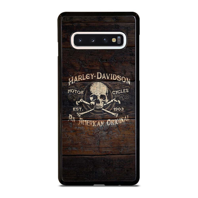 HARLEY RIDE WOOD Samsung Galaxy S10 Case Cover