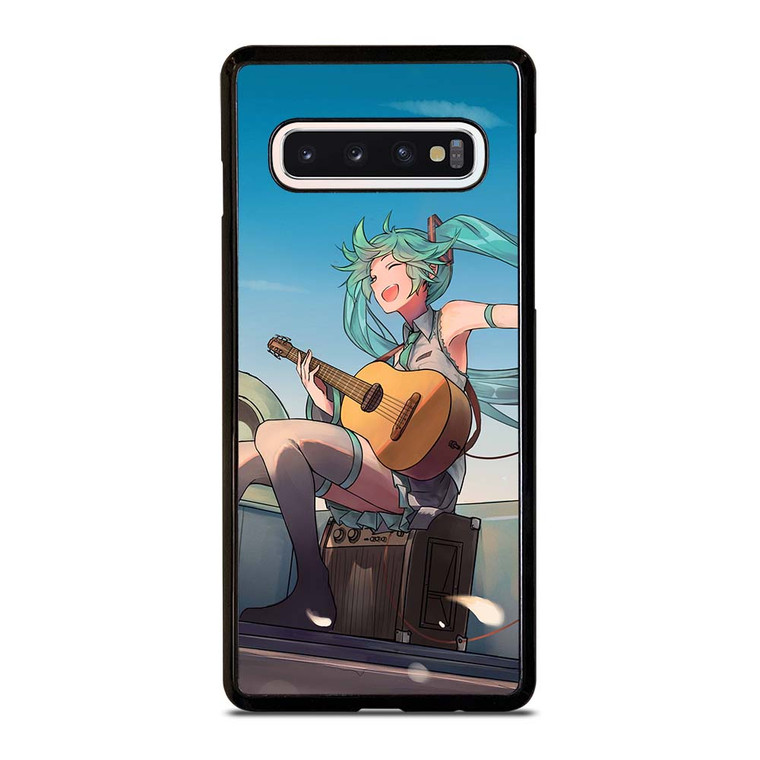 HATSUNE MIKU AND GUITAR Samsung Galaxy S10 Case Cover