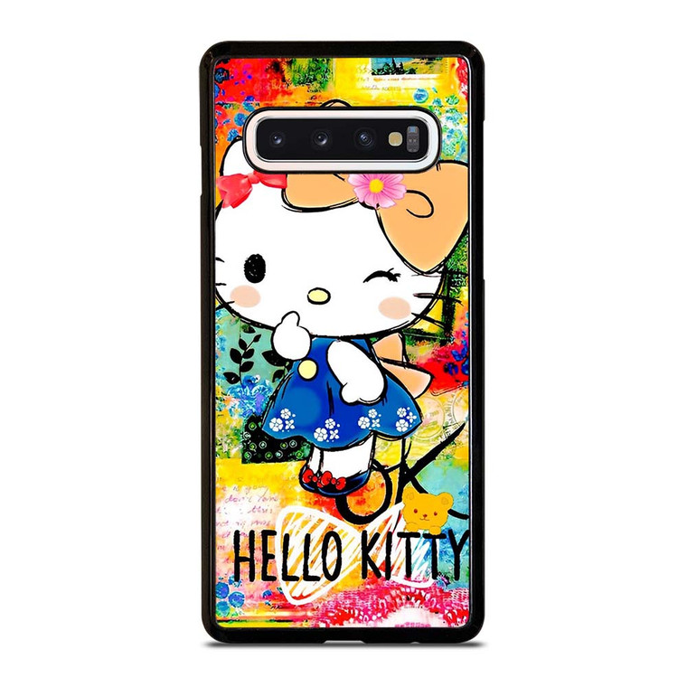 HELLO KITTY ART Samsung Galaxy S10 Case Cover