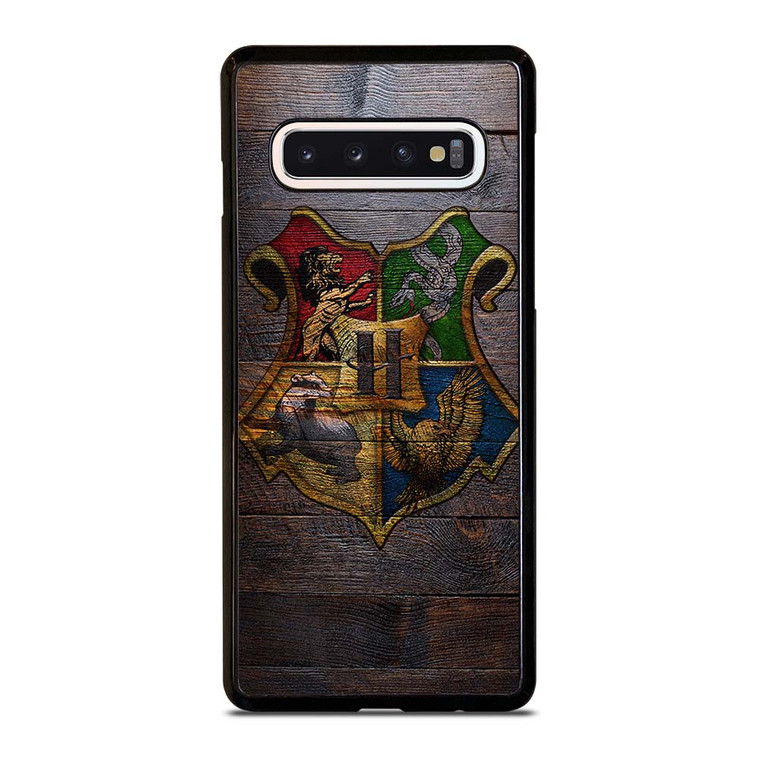 HOGWARTS HARRY POTTER WOODEN LOGO Samsung Galaxy S10 Case Cover