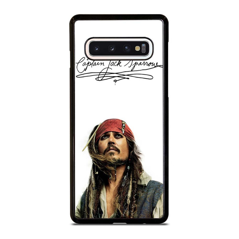 JACK SPARROW SIGNATURE PIRATES OF THE CARIBBEAN  Samsung Galaxy S10 Case Cover