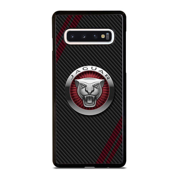 JAGUAR CARBON STRIPE LOGO Samsung Galaxy S10 Case Cover