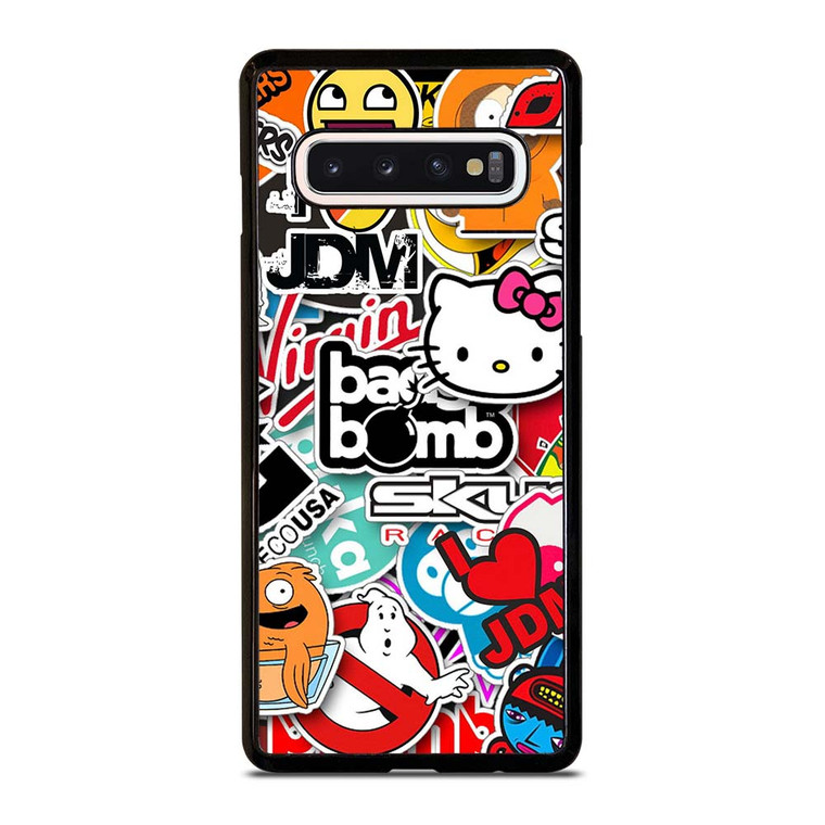 JDM STICKER BOMB  Samsung Galaxy S10 Case Cover