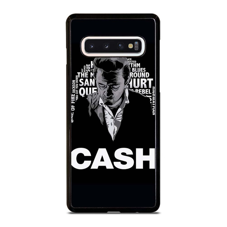 JOHNNY CASH MIDDLE CLIPART Samsung Galaxy S10 Case Cover