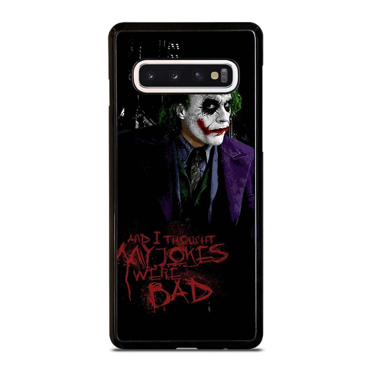 JOKER HEATH LEDGER QUOTE Samsung Galaxy S10 Case Cover