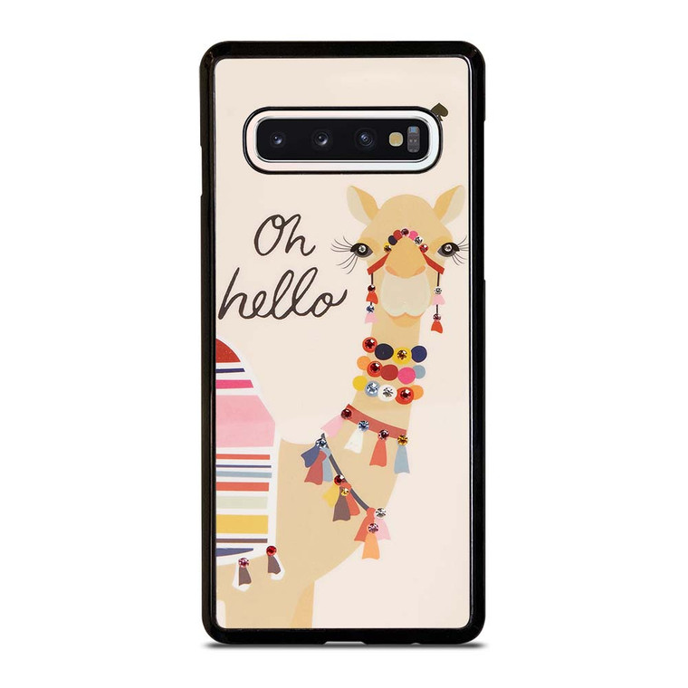 KATE SPADE CAMEL OH HELLO Samsung Galaxy S10 Case Cover