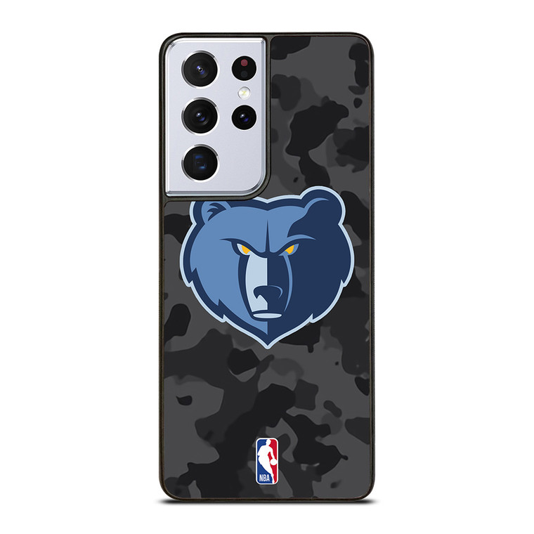 MEMPHIS GRIZZLIES BLACK CAMO Samsung Galaxy S21 Ultra Case Cover