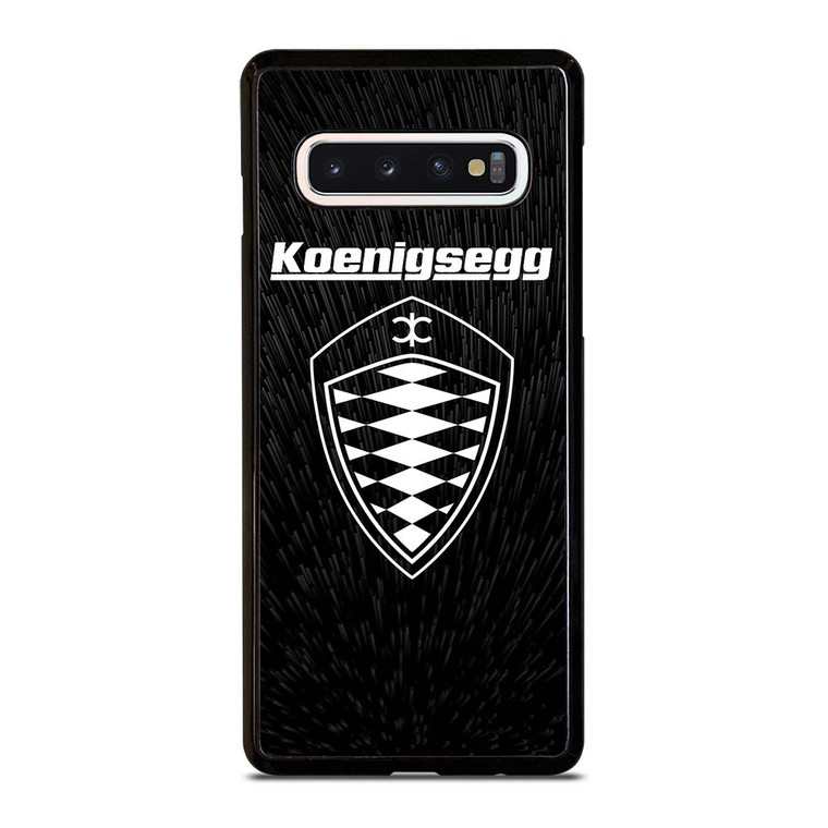 KOENIGSEGG LOGO BLACK PATTERN Samsung Galaxy S10 Case Cover KOENIGSEGG LOGO BLACK PATTERN Samsung Galaxy S10 Case Cover