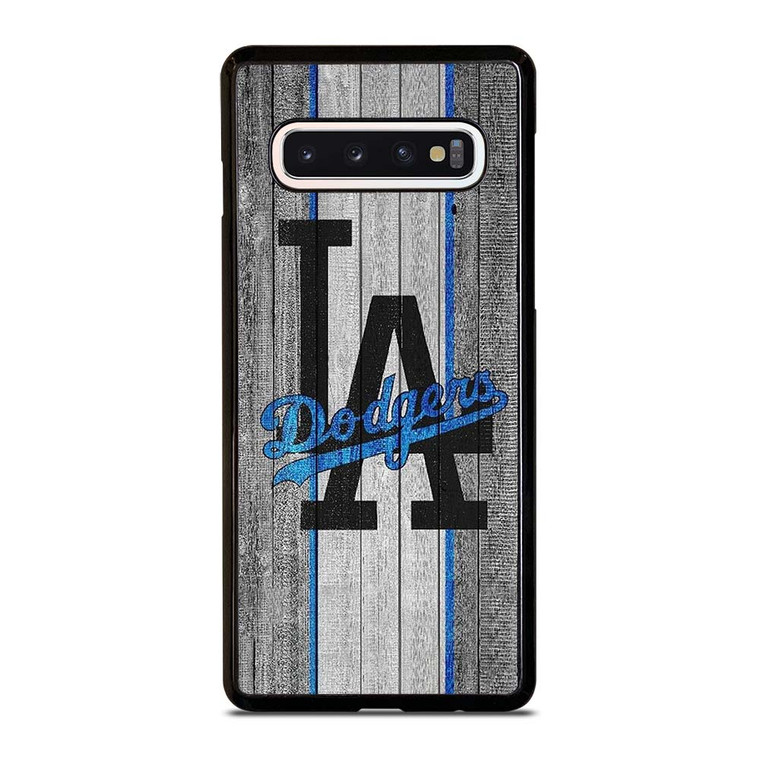LA LOS ANGELES DODGERS WOODEN LOGO Samsung Galaxy S10 Case Cover LA LOS ANGELES DODGERS WOODEN LOGO Samsung Galaxy S10 Case Cover